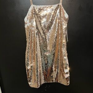 Women’s sequin color changing dress size medium